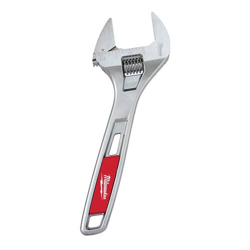 Wide Jaw Adjustable Wrench, 8 in.