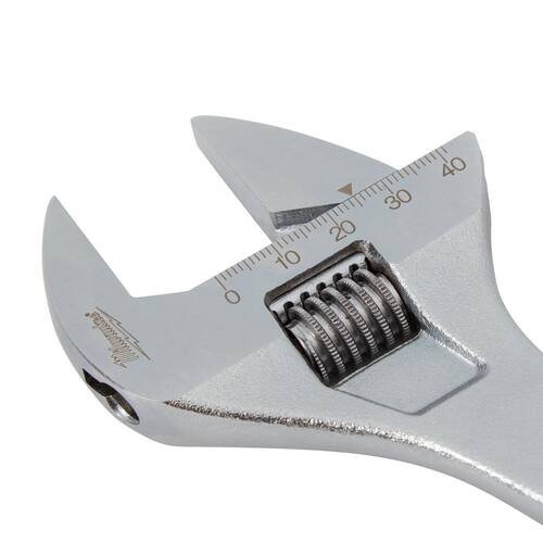 Wide Jaw Adjustable Wrench, 8 in.