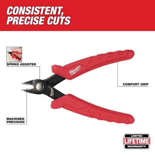 Flush Cutters, 5 in., with Comfort Grip, Mini