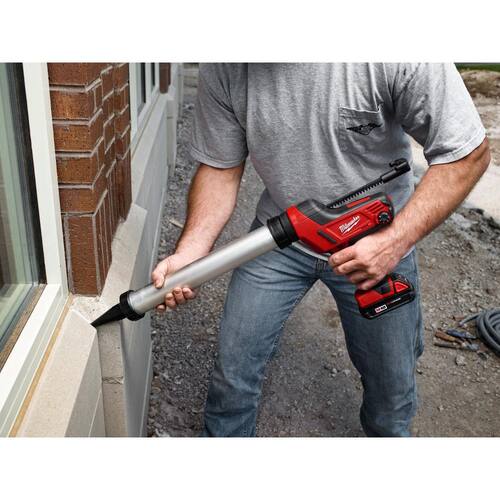 Caulk and Adhesive Gun, Cordless, M18 18V Lithium-Ion, 10 oz. (Tool-Only)