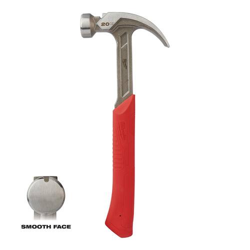 Curved Claw Smooth Face Hammer, 20 oz.