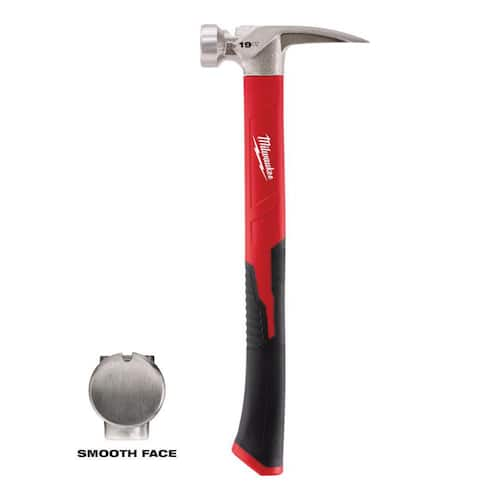 Smooth Face Poly/Fiberglass Handle Hammer, 19 oz.