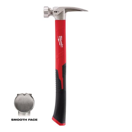 Smooth Face Poly/Fiberglass Handle Hammer, 19 oz.