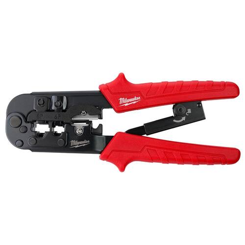 Pass-Through Crimper & Stripper, Ratcheting