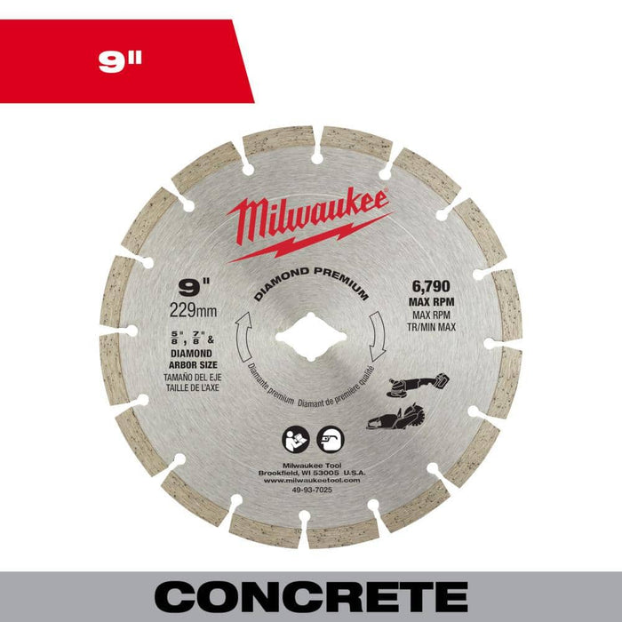 Cutting Disc 9 in. Multipurpose Segmented Premium Diamond