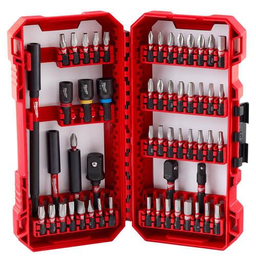 SHOCKWAVE Impact Duty Alloy Steel Screw Driver Bit Set with PACKOUT Accessory Case (55-Piece)