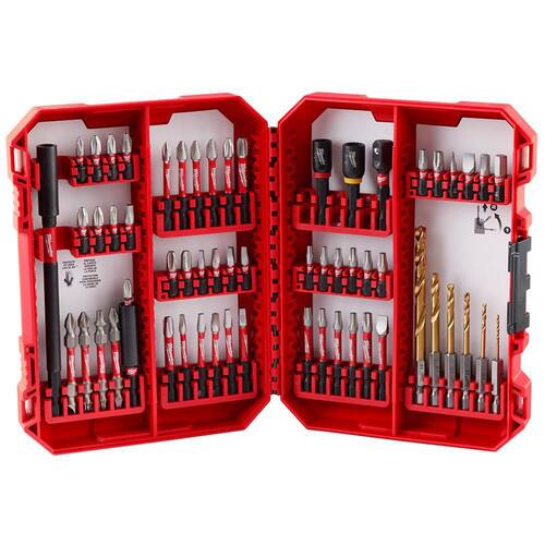 SHOCKWAVE Impact Duty Alloy Steel Screw Driver Bit Set (60-Piece)