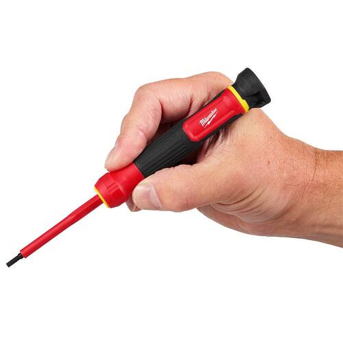 Insulated Precision Multi-Bit Screwdriver, 8-in-1 1000V