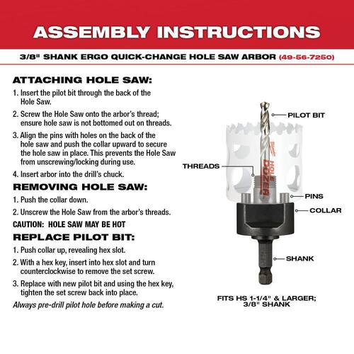 Hole Dozer Bi-Metal Hole Saw Kit (8-Piece)