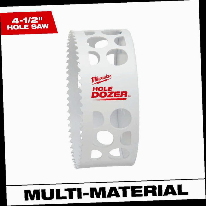 Hole Dozer Bi-Metal Hole Saw, 4-1/2 in.