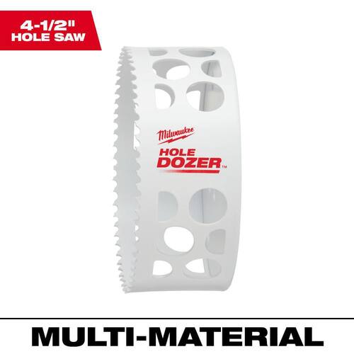 Hole Dozer Bi-Metal Hole Saw, 4-1/2 in.