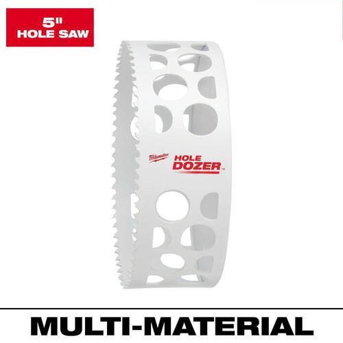 Hole Dozer Bi-Metal Hole Saw, 5 in.