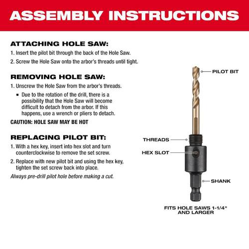 Hole Dozer Bi-Metal Hole Saw with 3/8 in. Arbor & Pilot Bit, 2 in.