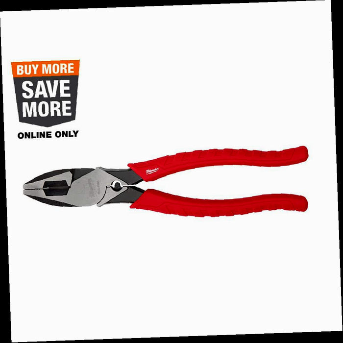 Lineman’s Pliers, 9 in., with Crimper, High Leverage