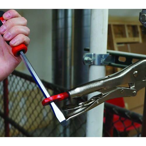 Locking C-Clamp, 11 in., with Swivel Jaws, Torque Lock