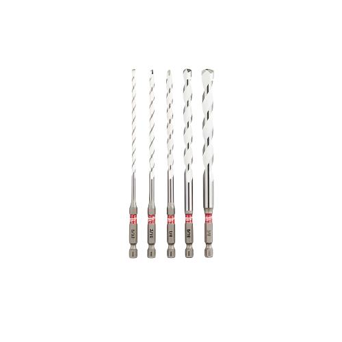 SHOCKWAVE Carbide Multi-Material Drill Masonry Bits Set (5-Pack)