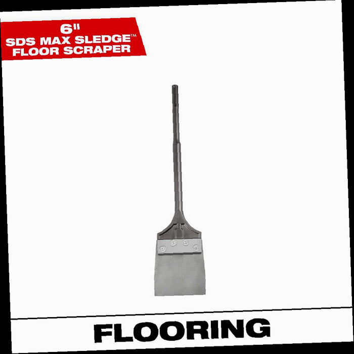 SLEDGE SDS-MAX Floor Scraper, 6 in.