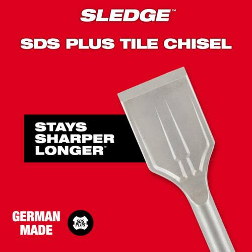 SLEDGE SDS-PLUS Tile Chisel, 1-7/8 in.