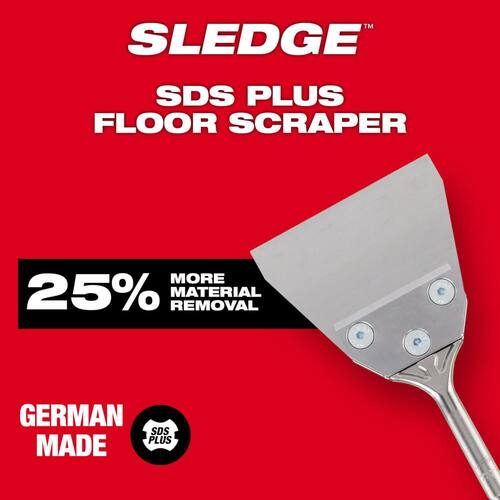 SLEDGE SDS-PLUS Floor Scraper, 5 in. x 10 in.