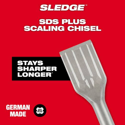 SLEDGE SDS-PLUS Scaling Chisel, 1-1/2 in. x 10 in.