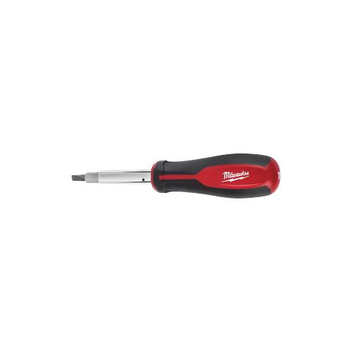 Multi-Tip Screwdriver with Square Drive Bits, 11-in-1