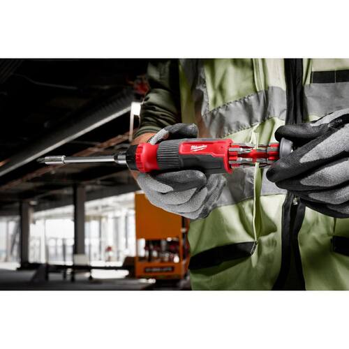 Ratcheting Multi-Bit Screwdriver, 14-In-1