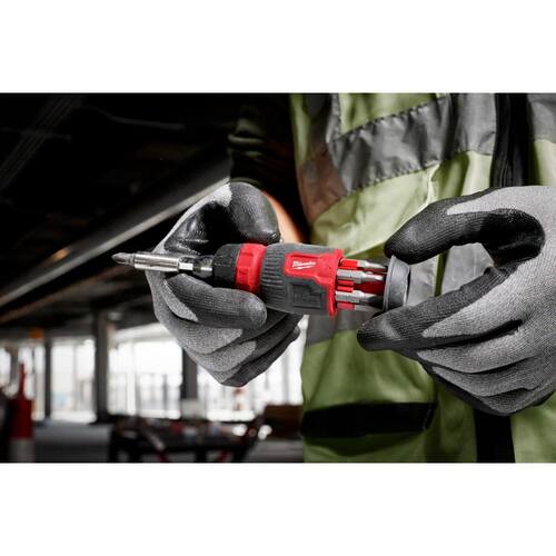 Ratcheting Compact Multi-Bit Screwdriver, 8-In-1