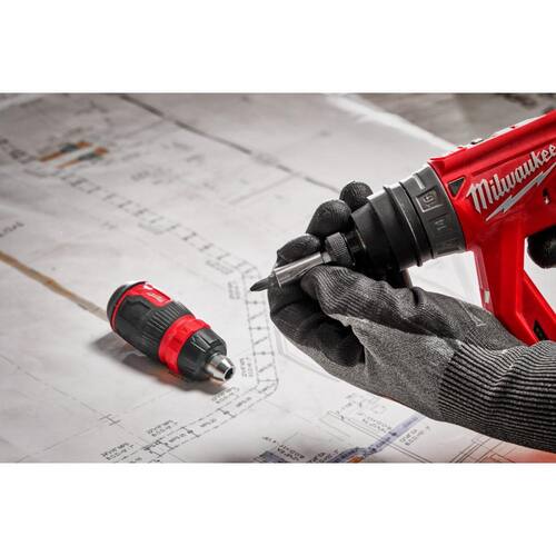 Ratcheting Compact Multi-Bit Screwdriver, 8-In-1