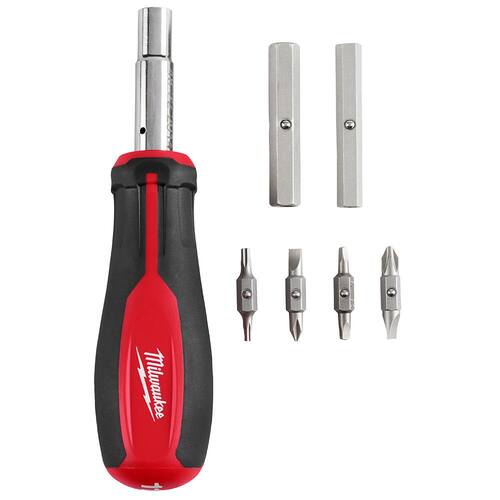 Magnetic Multi-Bit Screwdriver, 11-in-1