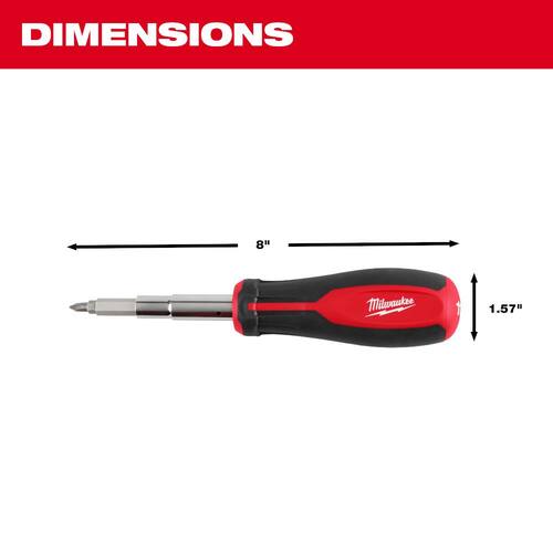 Magnetic Multi-Bit Screwdriver, 11-in-1