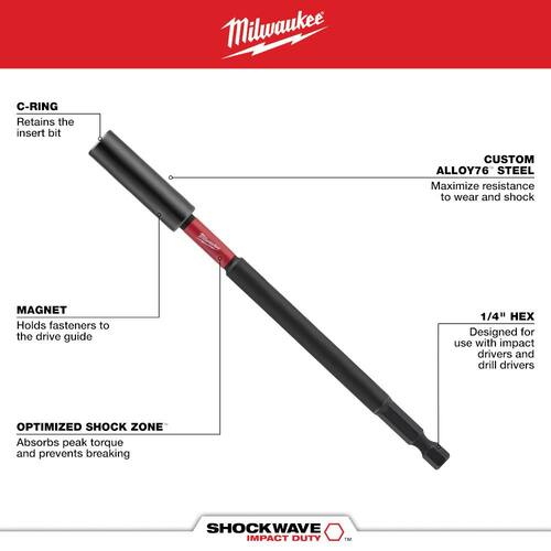 Multi-Bit Screwdriver with SHOCKWAVE Impact Duty Bits, 14-in-1