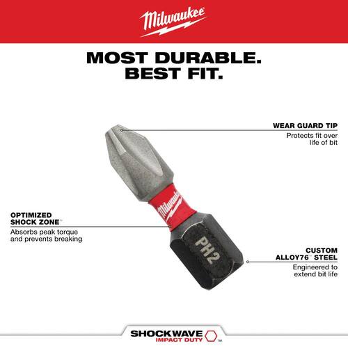 Multi-Bit Screwdriver with SHOCKWAVE Impact Duty Bits, 14-in-1