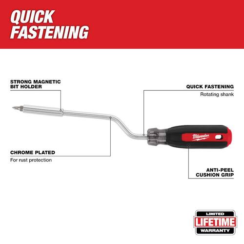 Rotating Multi-Bit Screwdriver, 2-in-1