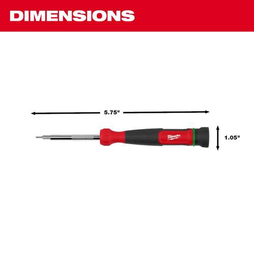 TORX Tamperproof Precision Multi-Bit Screwdriver, 4-in-1