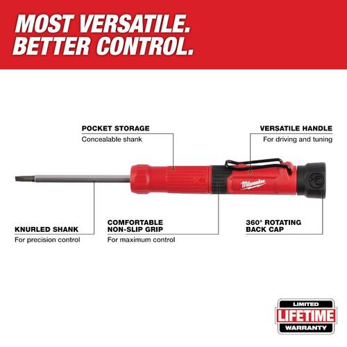 Pocket Precision Multi-Bit Screwdriver, 4-in-1