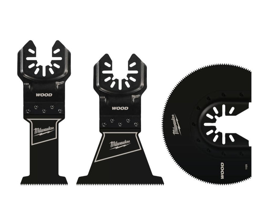 Oscillating Blade Set Wood (3-Pack)