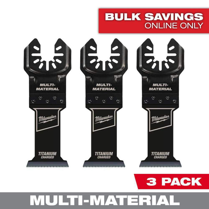 Oscillating Blade 1-3/8 in. Wood and Metal Titanium Bi-Metal (3-Pack)