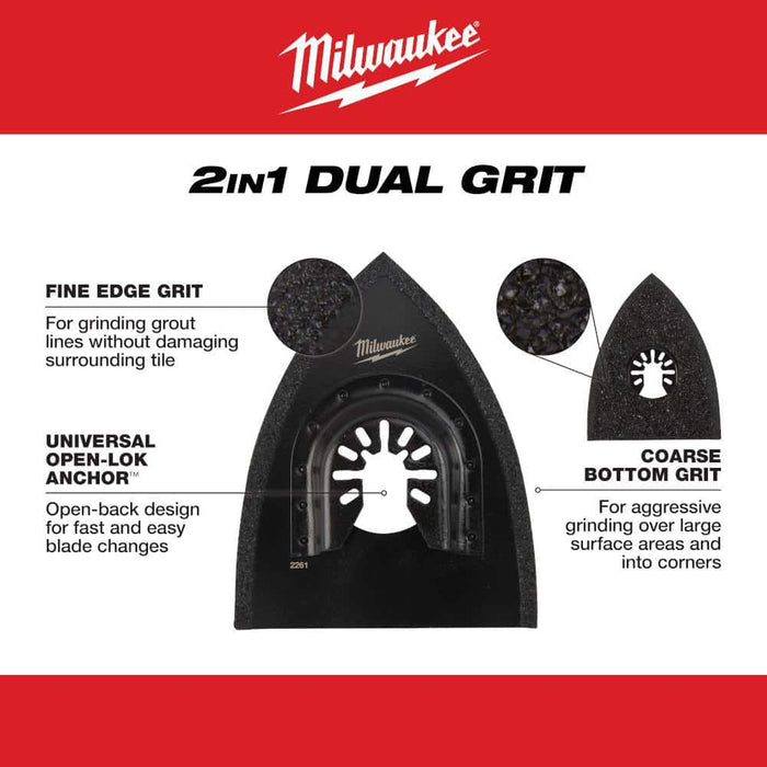 Oscillating Blade 3 in. Tile Bi-Metal Hybrid Carbide Grit