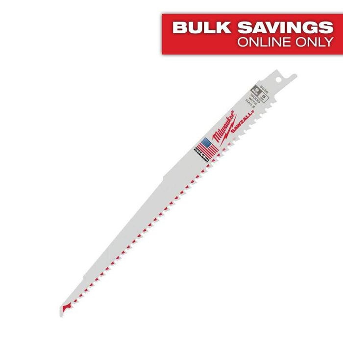 Saw Blade 9 in. 5 TPI Wood and Nails Thin Kerf Reciprocating (5-Pack)