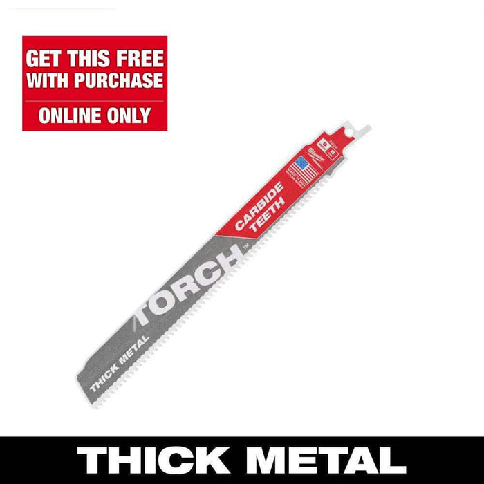 Saw Blade 9 in. 8 TPI Metal Carbide Reciprocating Torch