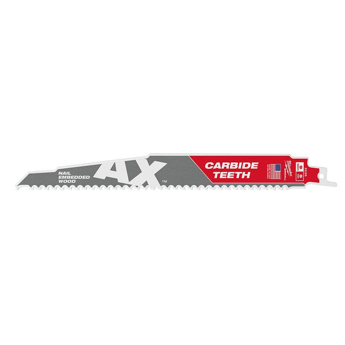 Saw Blade 9 in. 5 TPI Wood and Nails Carbide Reciprocating