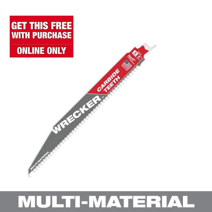 Saw Blade 9 in. 6 TPI Multipurpose Carbide Reciprocating