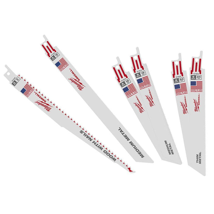 Saw Blade Set Multipurpose Reciprocating (6-Pack)