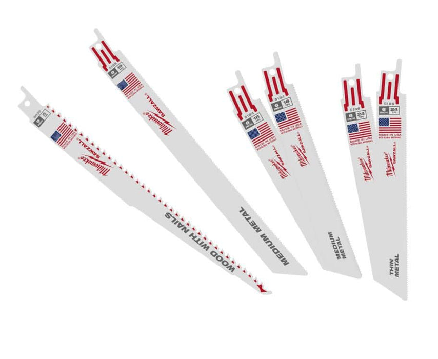 Saw Blade Set Multipurpose Reciprocating (6-Pack)