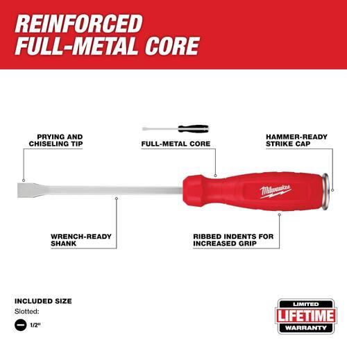 Demolition Screwdriver, 3/16 in. x 4 in.