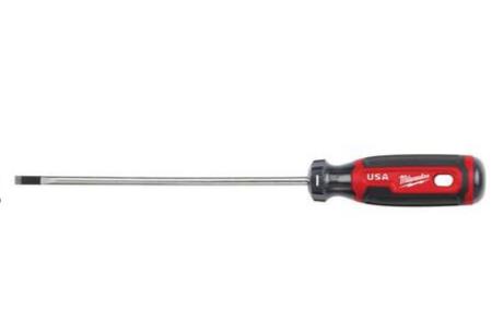 Cabinet Screwdriver, 6 in. x 3/16 in., with Cushion Grip