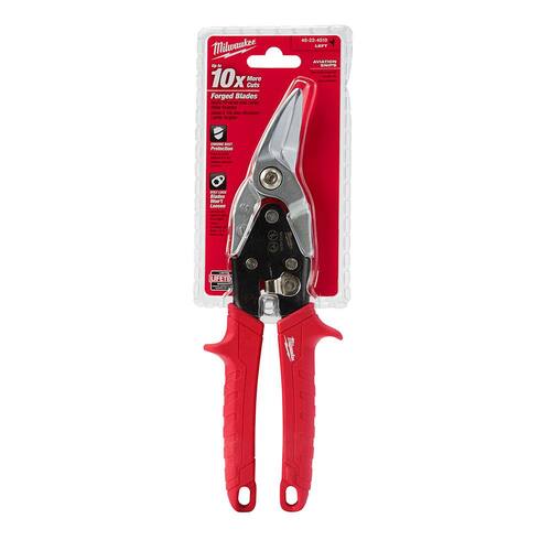 Aviation Snips, 10 in., Left-Cut