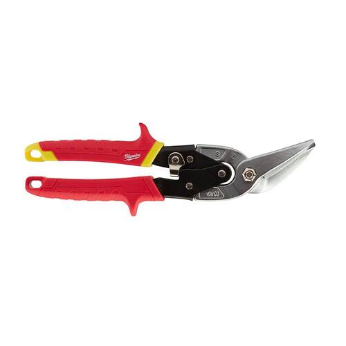 Aviation Snips, 10 in., Straight-Cut Offset