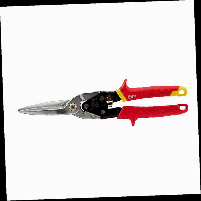 Aviation Snips, 11.5 in., Long Straight-Cut