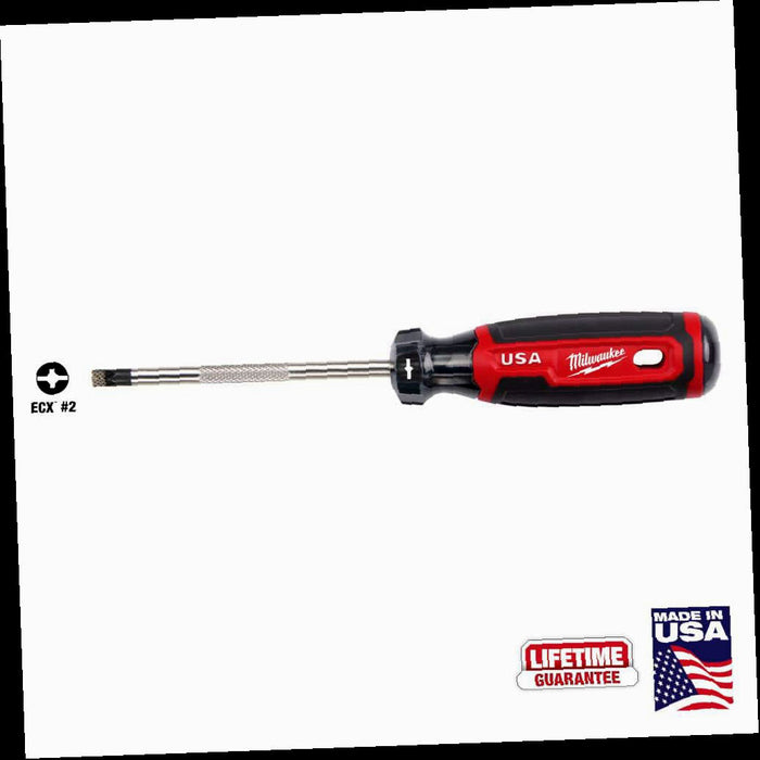 ECX Screwdriver, 4 in. #2, with Cushion Grip